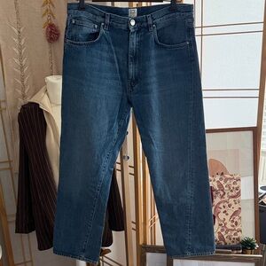 Toteme Twisted Seam high-rise straight-leg jeans - Size 31